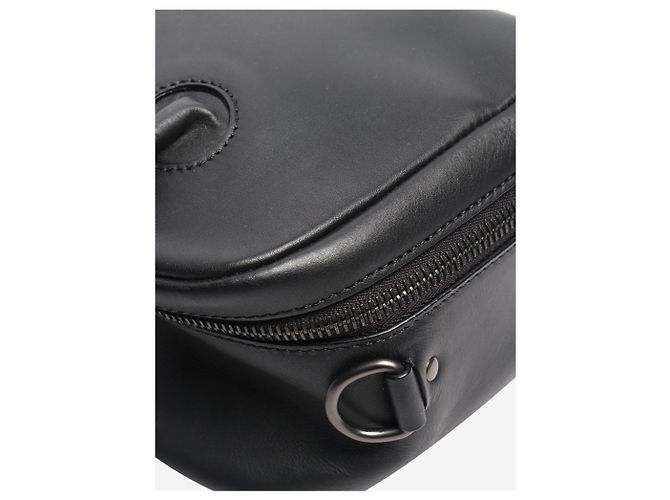 Autre Marque Borsa a tracolla 2 in 1 in pelle nera Nero - vista 5