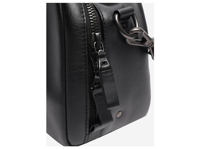 Autre Marque Borsa a tracolla 2 in 1 in pelle nera Nero - vista 7