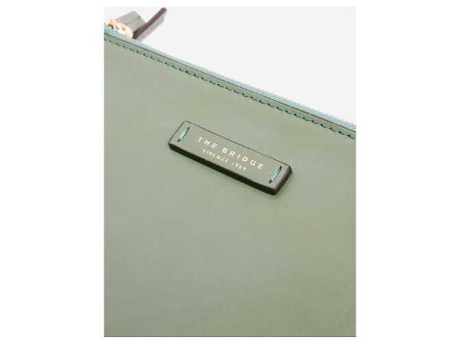 Autre Marque Borsa a tracolla in pelle verde - vista 5