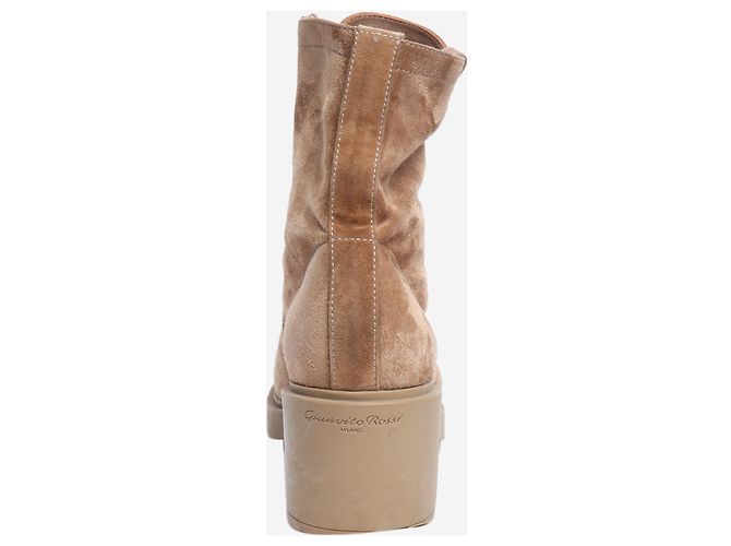 Gianvito Rossi Botas Camel Foster - talla EU 38,5 Castaño - vista 3