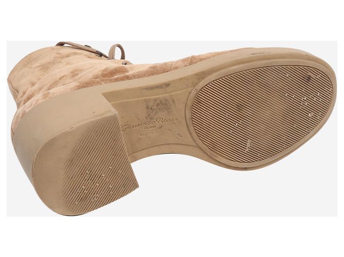 Gianvito Rossi Botas Camel Foster - talla EU 38,5 Castaño - vista 4