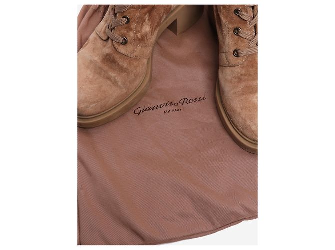 Gianvito Rossi Botas Camel Foster - talla EU 38,5 Castaño - vista 6