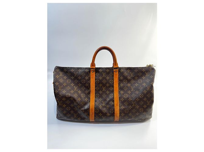 Louis Vuitton Keepall 50 Monogram Canvas Travel Bag Bronze - view 2