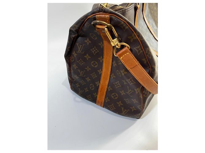 Louis Vuitton Keepall 50 Monogram Canvas Travel Bag Bronze - view 4