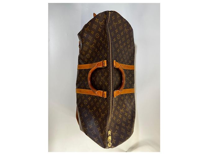 Louis Vuitton Keepall 50 Monogram Canvas Travel Bag Bronze - view 7