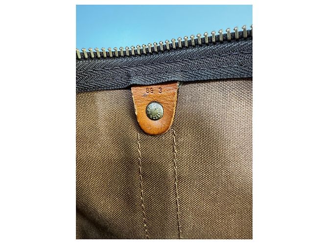 Louis Vuitton Keepall 50 Monogram Canvas Travel Bag Bronze - view 8