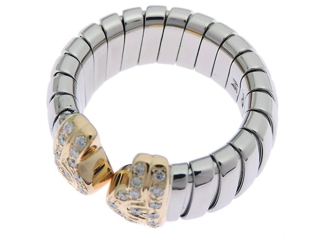 Bulgari Bvlgari Parentesi Tubogas Diamantring - Ansicht 2