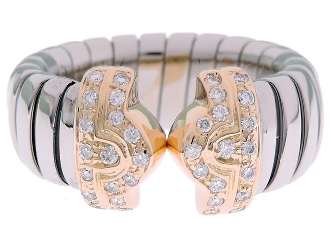 Bulgari Bvlgari Parentesi Tubogas Diamantring - Ansicht 4