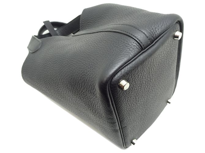 Hermès Picotin PM Handtasche Schwarz - Ansicht 3