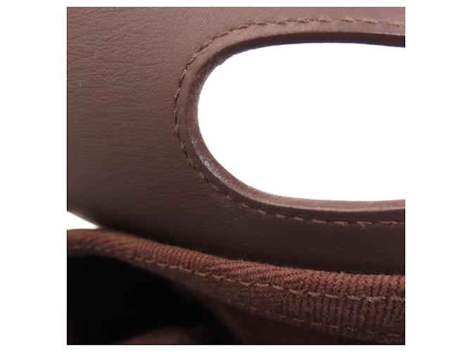 Borsa Hermès Valparaiso MM Marrone - vista 15