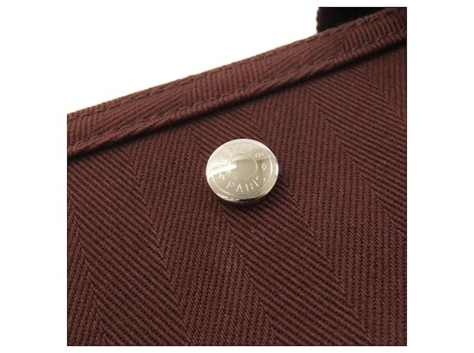 Borsa Hermès Valparaiso MM Marrone - vista 19