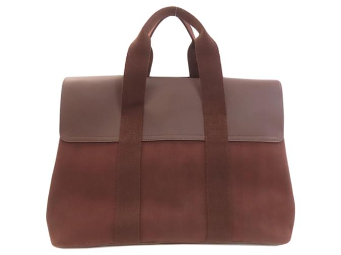 Borsa Hermès Valparaiso MM Marrone - vista 2