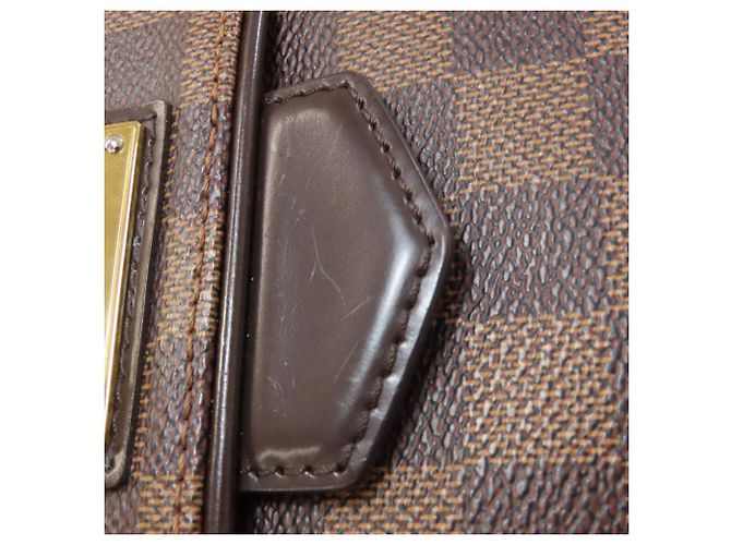 Borsa Bergamo MM Louis Vuitton Marrone Damier ebene - vista 12