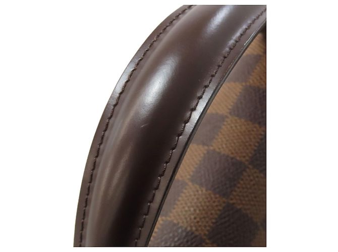 Borsa Bergamo MM Louis Vuitton Marrone Damier ebene - vista 16
