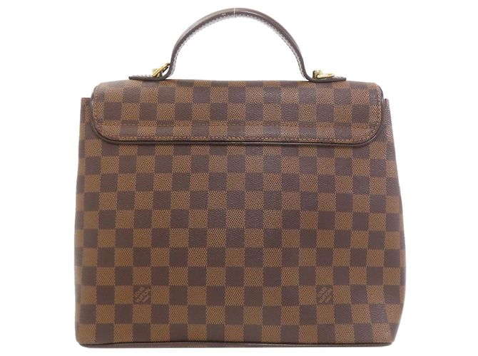 Borsa Bergamo MM Louis Vuitton Marrone Damier ebene - vista 2
