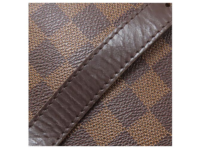 Borsa Bergamo MM Louis Vuitton Marrone Damier ebene - vista 20