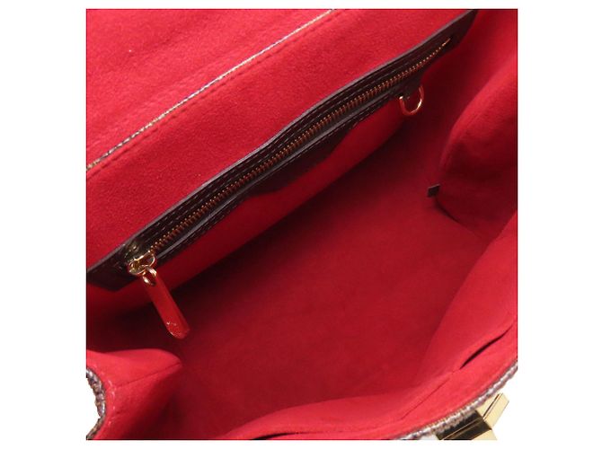 Borsa Bergamo MM Louis Vuitton Marrone Damier ebene - vista 5