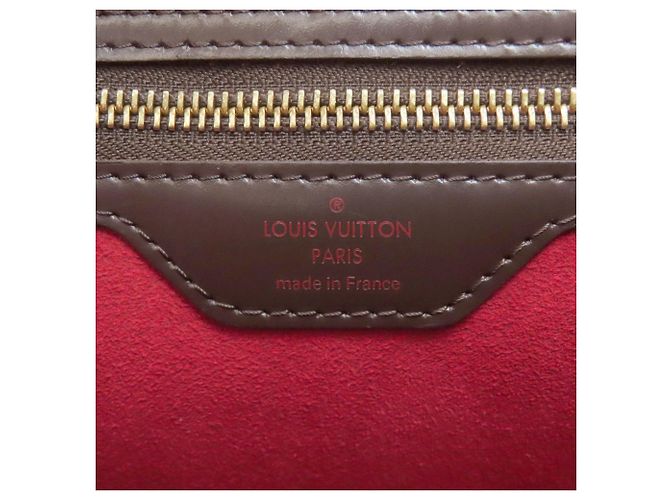 Borsa Bergamo MM Louis Vuitton Marrone Damier ebene - vista 6