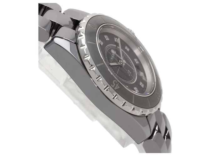 Chanel H3241 J12 Diamantuhr aus Titan-Keramik - Ansicht 6