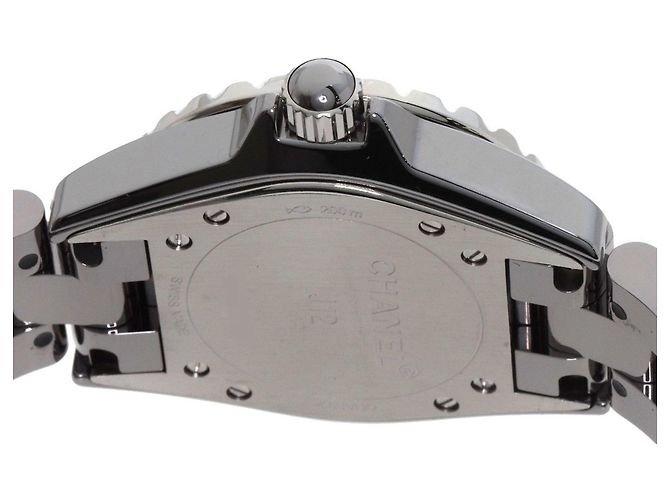 Chanel H3241 J12 Diamantuhr aus Titan-Keramik - Ansicht 7