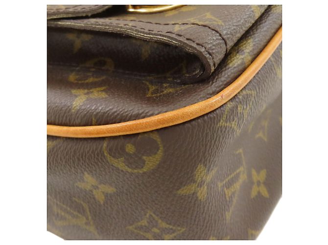 Borsa a Spalla Hudson GM Louis Vuitton Marrone Monogramma - vista 21