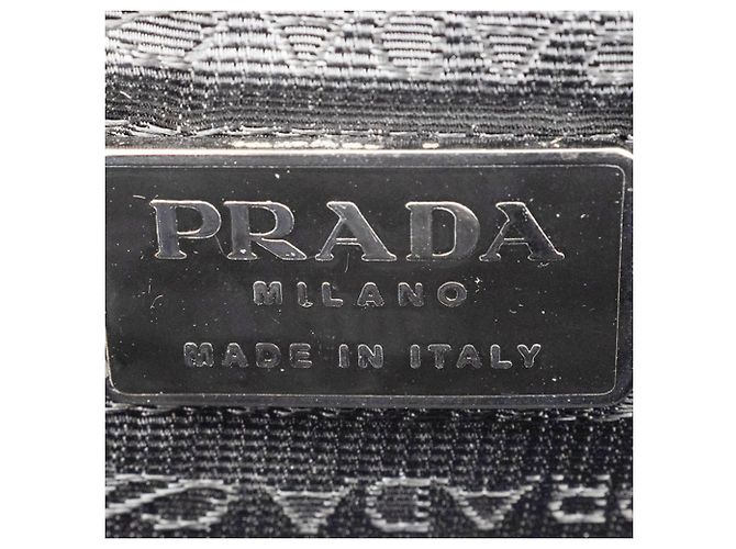 Borsa in pelle marrone scuro Prada - vista 9
