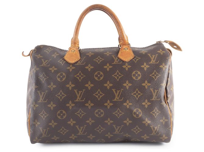 Louis Vuitton Speedy 30 Tote Bag Braun Monogramm - Ansicht 3