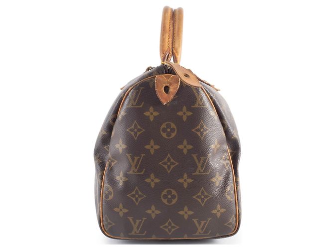 Louis Vuitton Speedy 30 Tote Bag Braun Monogramm - Ansicht 4