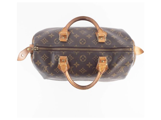 Louis Vuitton Speedy 30 Tote Bag Braun Monogramm - Ansicht 6