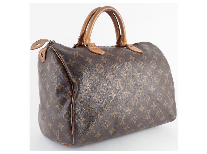 Louis Vuitton Speedy 30 Tote Bag Braun Monogramm - Ansicht 8