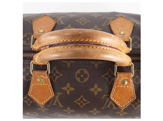 Louis Vuitton Speedy 30 Tote Bag Braun Monogramm - Ansicht 9