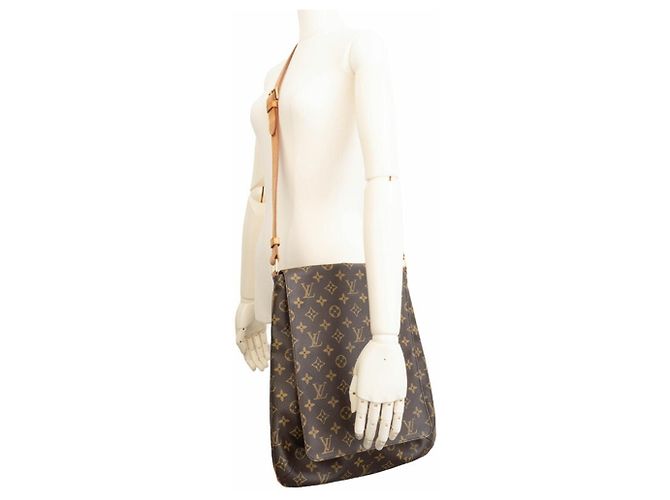 Borsa a Spalla Musette Louis Vuitton Marrone Monogramma - vista 10