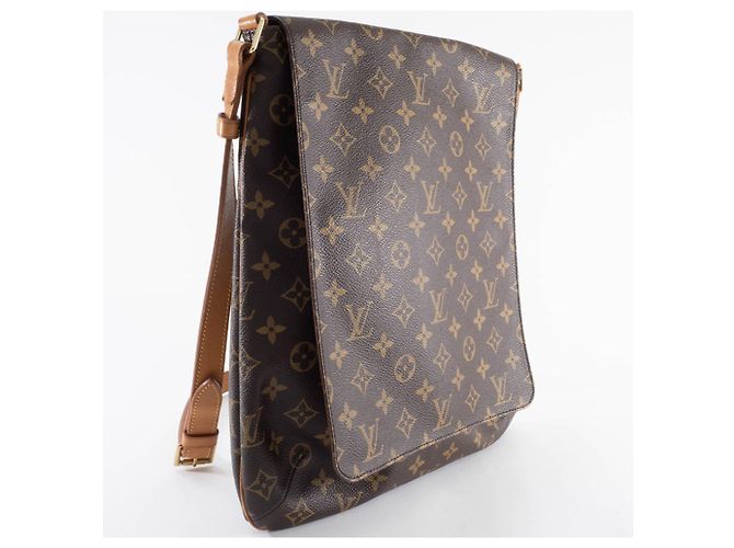 Borsa a Spalla Musette Louis Vuitton Marrone Monogramma - vista 7