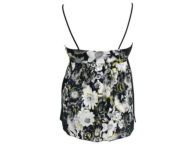 Top in cotone multicolore con stampa floreale di Prada - vista 3