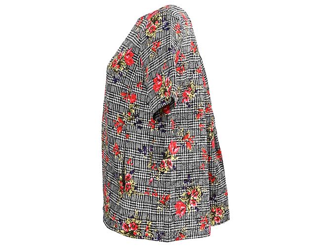 Blusa Stampata Oscar De La Renta in Cotone Multicolore - vista 2