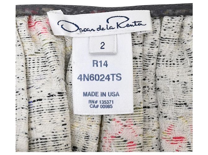 Blusa Stampata Oscar De La Renta in Cotone Multicolore - vista 4