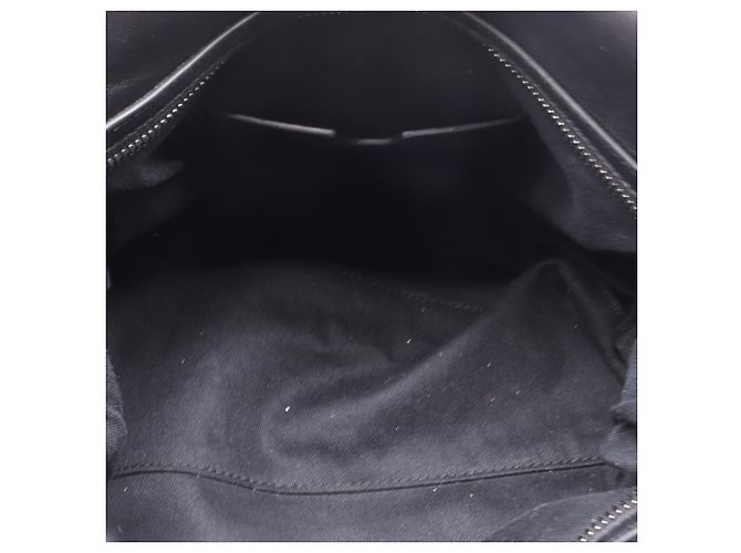 Off White Borsa Clutch Off-White con tracolla in pelle di agnello nera - vista 7