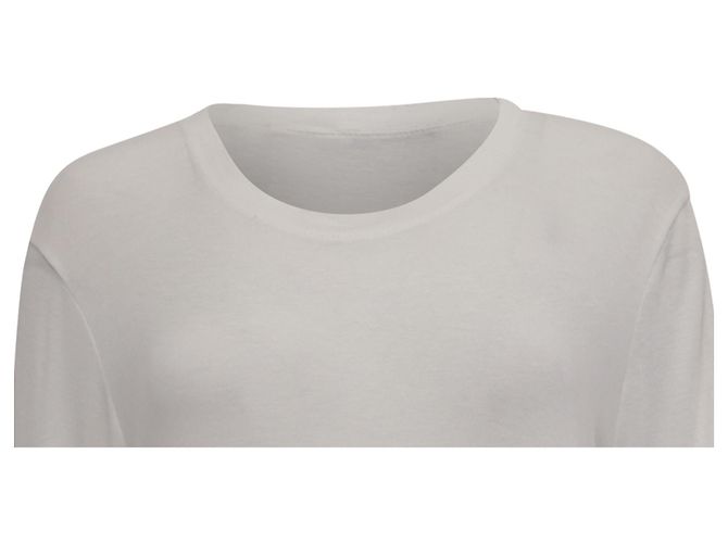 Top de manga larga Alexander Wang en modal blanco Crudo - vista 2