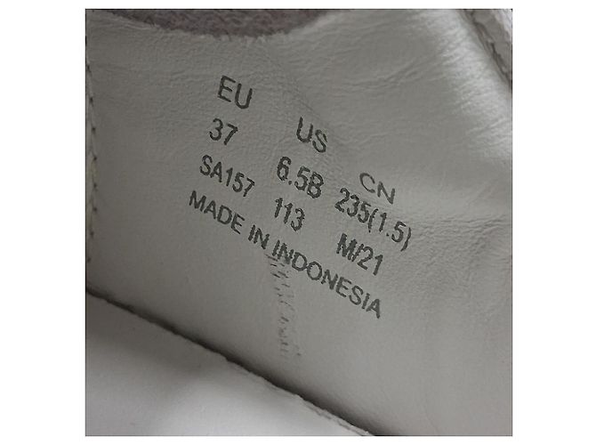 Tênis Convertíveis Goldie Shine Stuart Weitzman em Couro Branco Cru - vista 7