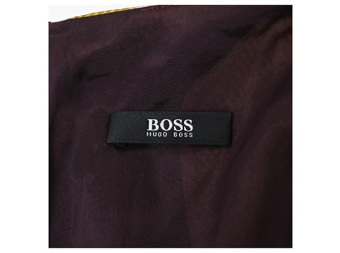 Vestido Midi Boss Hugo Boss en Seda con Estampado Floral - vista 4
