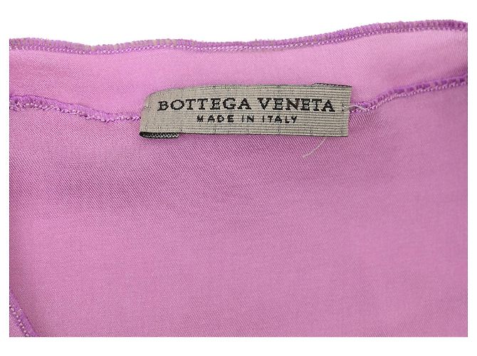Top senza maniche in seta viola Bottega Veneta - vista 4