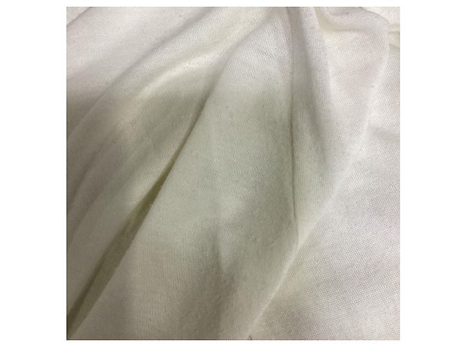 Camiseta de manga larga Alexander Wang con bolsillo en modal blanco Crudo - vista 7