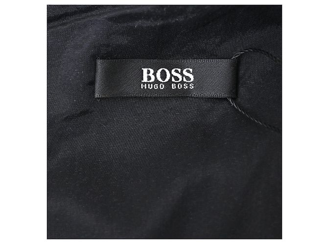 Hugo Boss Abito midi a maniche lunghe Boss di Hugo in lana nera Nero - vista 4