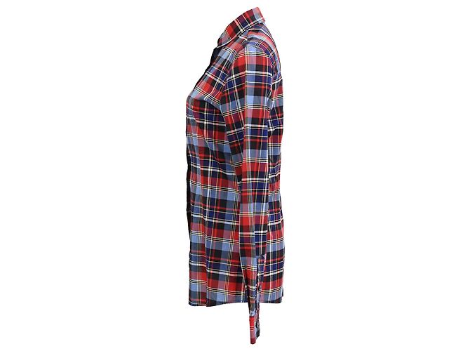 Camicia a quadri con bottoni Dolce & Gabbana in cotone multicolore - vista 2