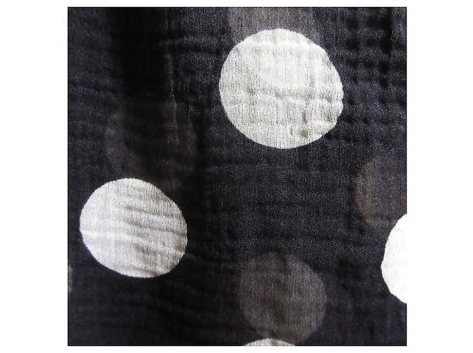 Autre Marque Martin Grant Punktdurchsichtige Pulloverbluse Grau - Ansicht 5