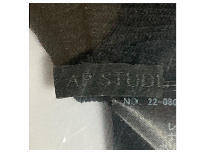 Autre Marque Top sin mangas de punto asimétrico AP STUDIO Negro - vista 5