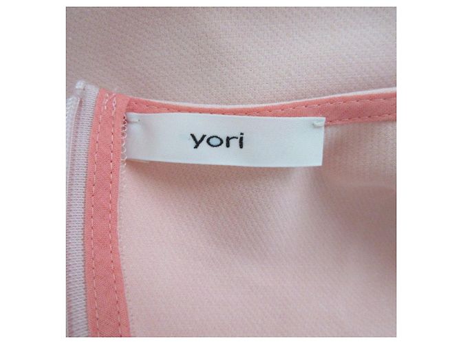 Autre Marque Top a maniche lunghe Yori Double Cross Rosa - vista 4