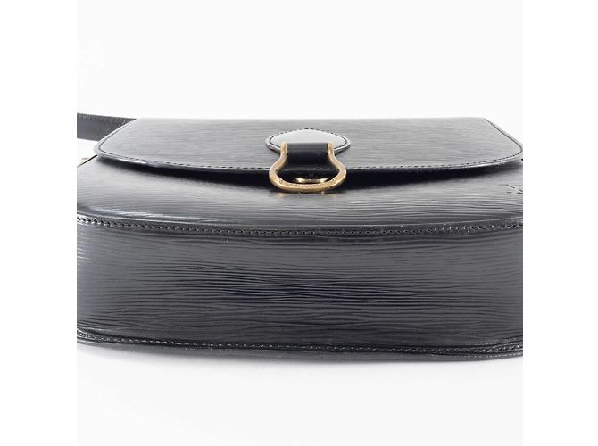 Borsa a Spalla Saint-Cloud in Pelle Epi Louis Vuitton Nero - vista 11