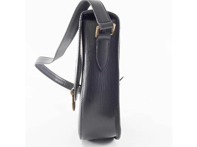 Borsa a Spalla Saint-Cloud in Pelle Epi Louis Vuitton Nero - vista 13