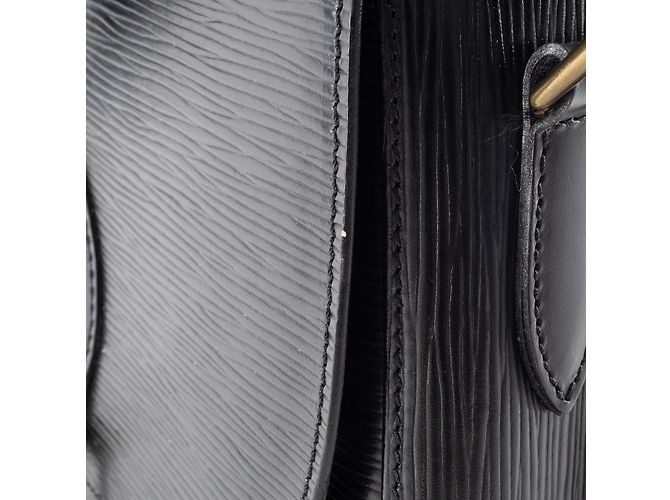 Borsa a Spalla Saint-Cloud in Pelle Epi Louis Vuitton Nero - vista 16